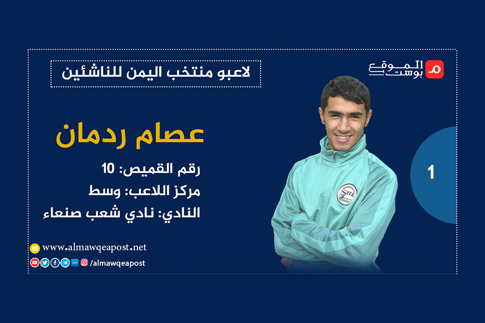 تشكيلة المنتخب اليمني للناشئين والأندية التي ينتمون لها