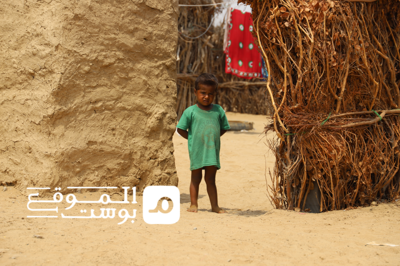 شاهد صورا عن وضع النازحين في مديرية ميدي بحجة