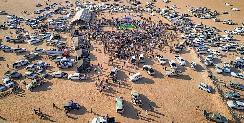 اختتام المهرجان السنوي للتراث وسباق الهجن والفروسية في شبوة