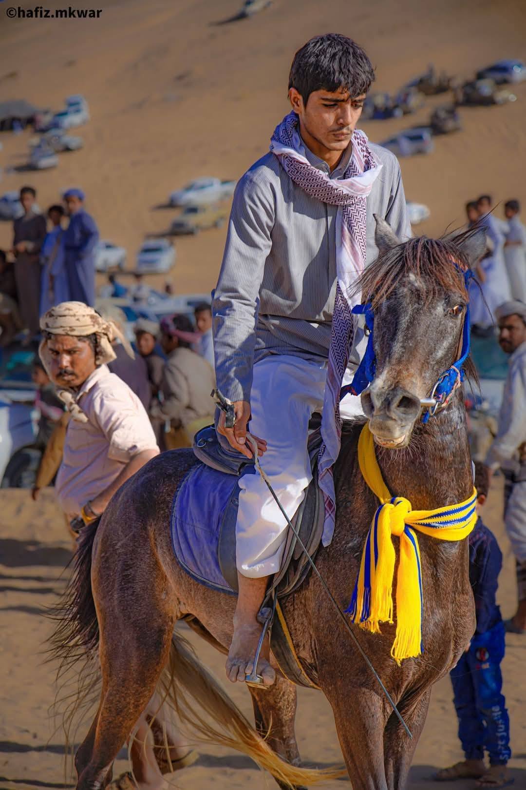 اختتام المهرجان السنوي للتراث وسباق الهجن والفروسية في شبوة