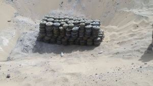 مصدر عسكري لـ(الموقع بوست): اتلاف ثاني كمية من الالغام والمتفجرات في مأرب  (صور)