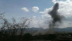 غارات للتحالف تستهدف معسكرا للحوثيين في إب