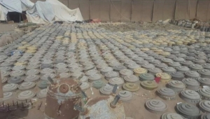 إتلاف كميات من الألغام والعبوات الناسفة في مديرية التحيتا بالحديدة