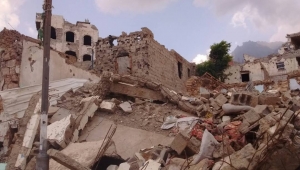 جماعة الحوثي تفجر منزل مواطن في الضالع