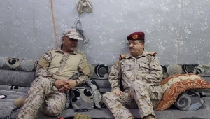 المقدشي يبحث مع قيادة القوات المشتركة المستجدات العسكرية والميدانية