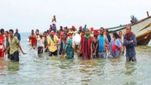 ضبط 170 مهاجر أفريقي على متن قارب في ساحل شبوة