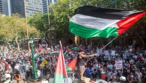 آلاف يحتجون على زيارة رئيس إسرائيل لأستراليا