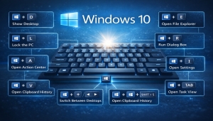 تعرف على أهم اختصارات لوحة المفاتيح في ويندوز 10