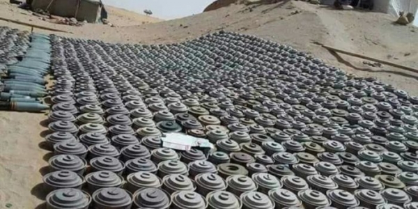 انتزاع 2.956 لغماً خلال الأسبوع الأول من شهر سبتمبر في اليمن