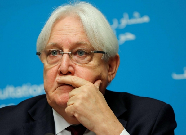 غريفيث يعزي الحكومة بوفاة ضابط الارتباط 