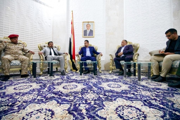 وكالة: معين سيناقش احتياجات شبوة لدعم مواجهة الحوثيين وتدابير وقف التدهور الاقتصادي