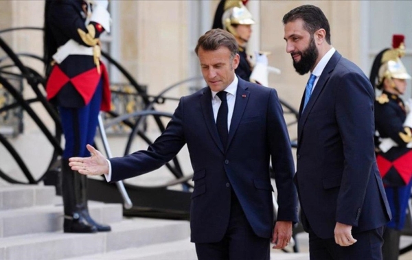 الرئيس الفرنسي يستقبل نظيره السوري في زيارته الأولى لبلد أوروبي