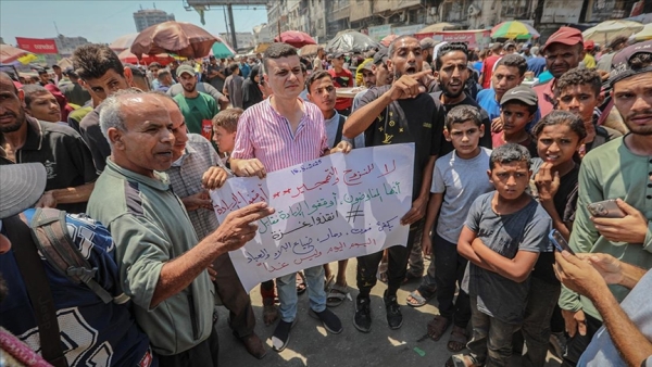 غزة.. فلسطينيون يحتجون ضد الإبادة ويؤكدون رفض التهجير