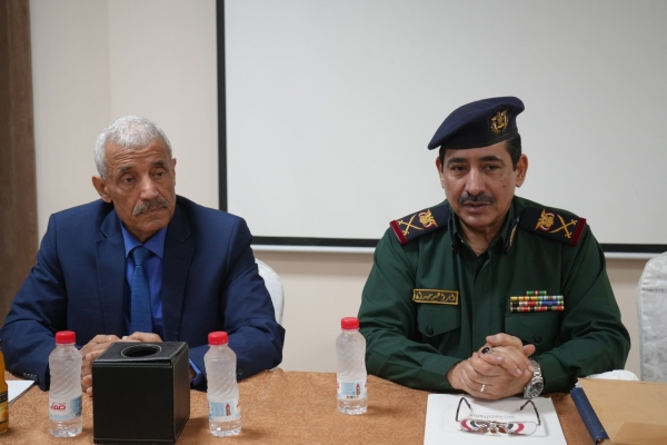 حيدان يشدد على إعادة فتح وتأهيل المنشآت التعليمية التابعة لوزارة الداخلية