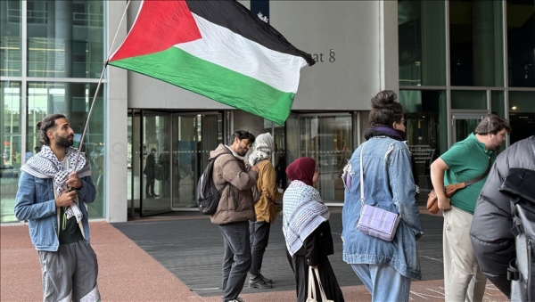 لاهاي.. مظاهرة تطالب بحماية المشاركين في 