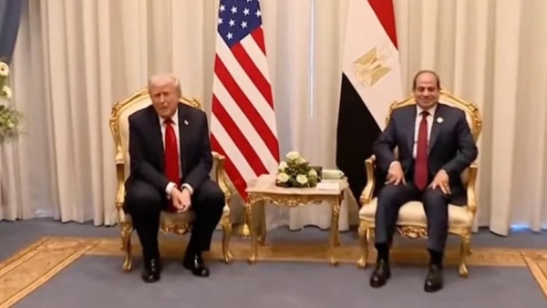 ترامب يصل إلى مصر للمشاركة في 
