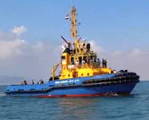 بعد صيانتها بجيبوتي.. عودة القاطرة البحرية 