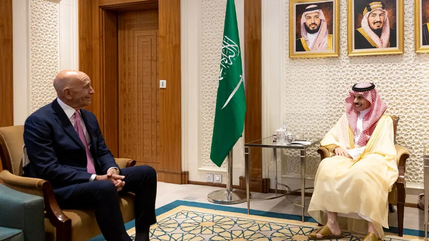 الرياض.. مباحثات سعودية أمريكية بشأن سوريا