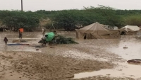 تقرير: تضرر قرابة 6500 أسرة نازحة جراء الأمطار في مأرب