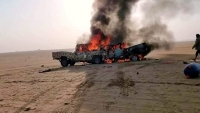 وفاة 14 جنديا من منتسبي العسكرية السادسة بحادث مروع في صحراء الجوف "فيديو"